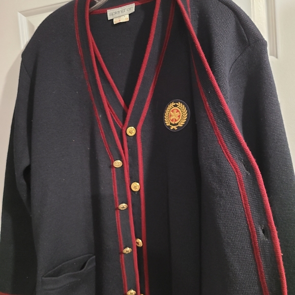 RARE FIND! Vintage, Air Canada cardigan with vest - Picture 6 of 8